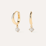 Pavé Ball Huggie Earrings