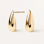 Liquid Teardrop Stud Earrings